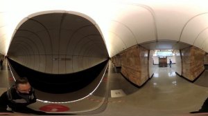 Бутырская. Московское Метро. 4К 360 VR Video. Moscow Subway.