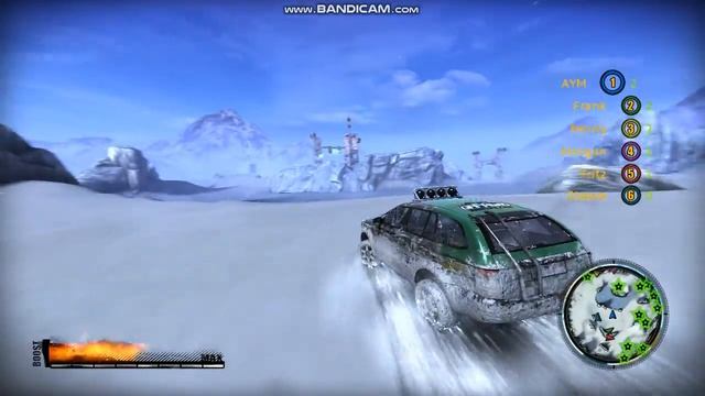 Insane 2 прохождение World Tour Arctica - Поле торосов 2