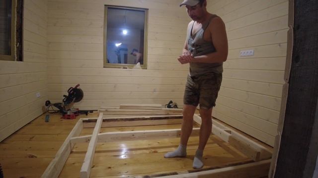 Делаем кровать, продолжение. Жизнь в деревне после переезда. смотреть онлайн