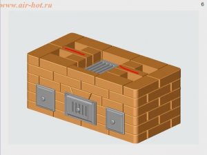 Простая теплоемкая печь