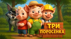 ТРИ ПОРОСЁНКА — Ниф ниф – Наф наф – Нуф нуф | ПЕСЕННЫЙ МУЛЬТФИЛЬМ