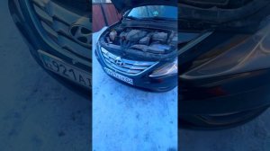 Замена лампочки указателя поворотника Sonata 2010 года час