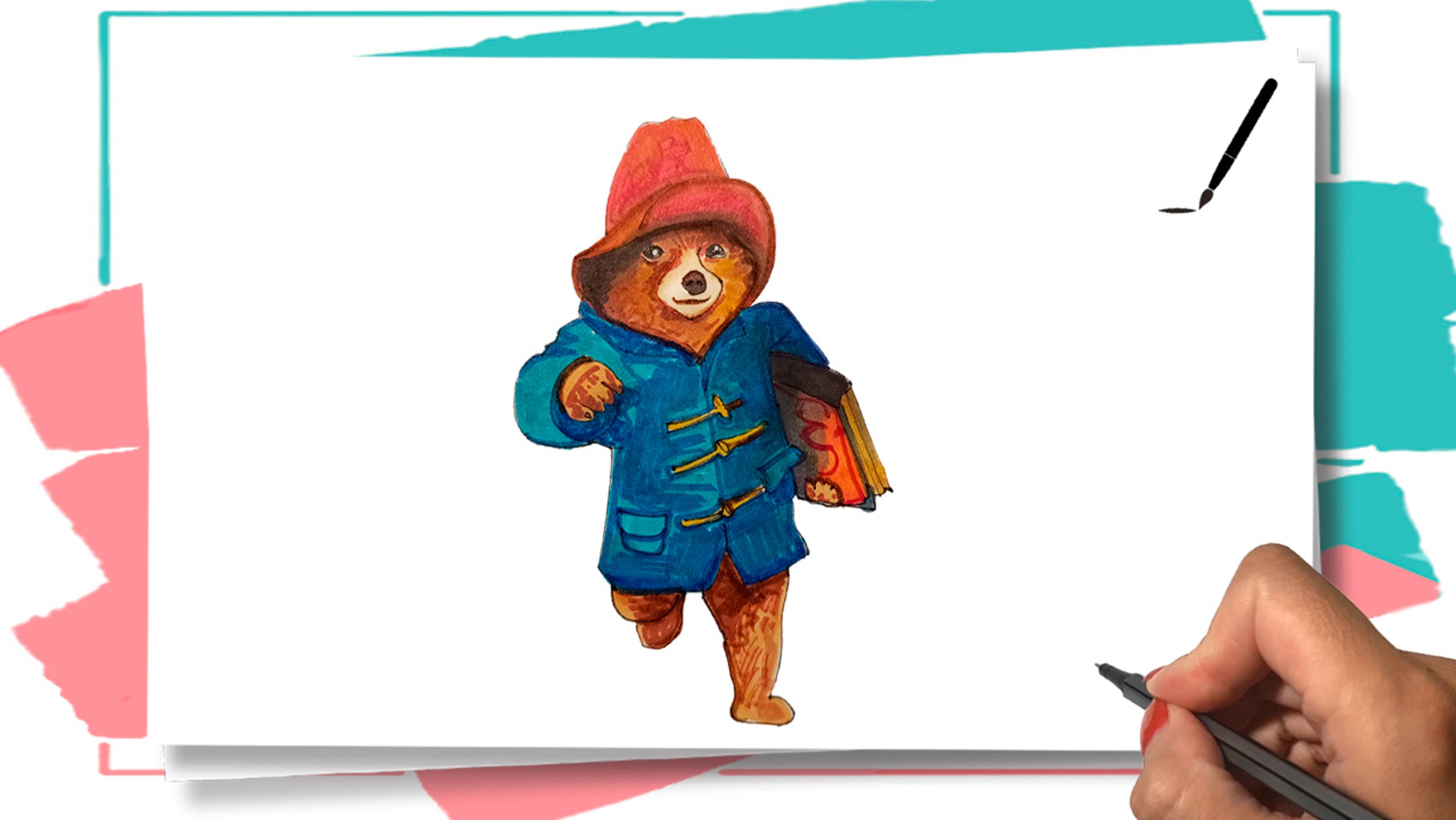 Как нарисовать Паддингтона_Рисуем Медведя / How to draw Paddington Bear смотреть онлайн