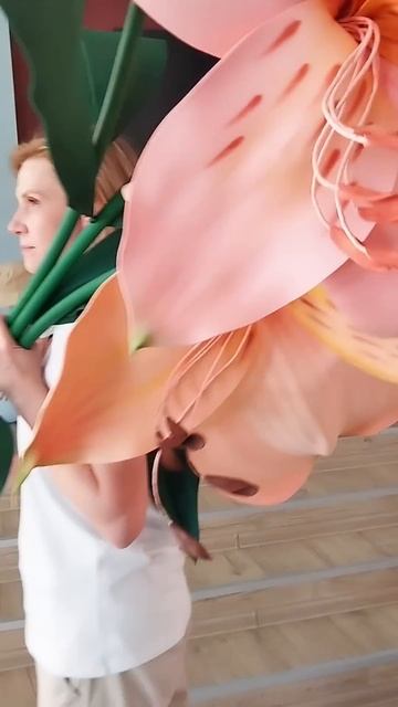 Демонтаж ростовых цветов🌺 #большиецветы #bigflowers #giantflow