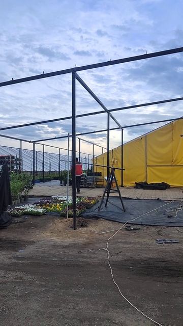 Делаем навес.#стройка #металлоконструкции #навес #мета смотреть онлайн