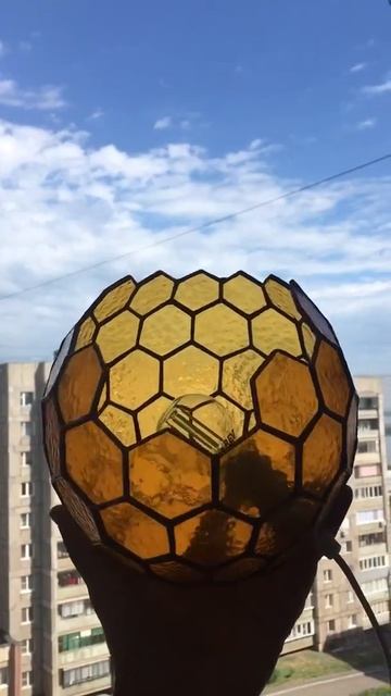 Светильник настольный соты