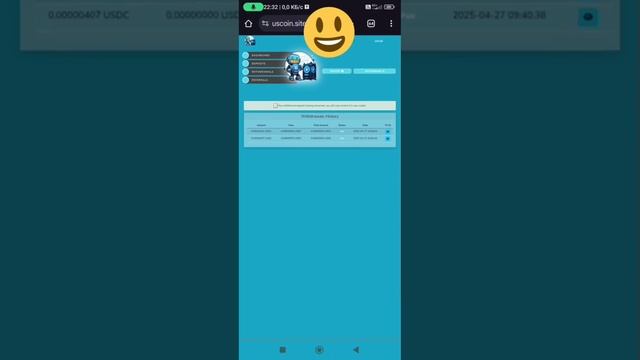 Кран майниг по добычи криптовалюты #USDC #USDT