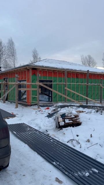 Вальмовая кровля каркасный дом смотреть онлайн