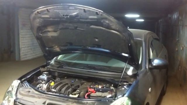 Упор капота Ниссан Альмера 2013 смотреть онлайн