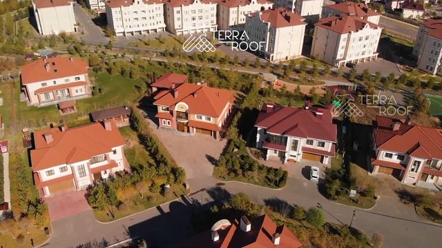 Композитная черепица Metrotile Gallo, Terracotta, Коттеджный горо? смотреть онлайн
