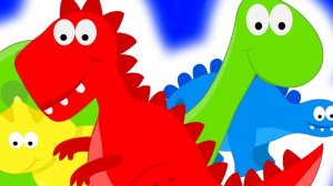 Самолётики мультик для детей - Динозаврики летают на самолётиках - Мультфильмы для малышей