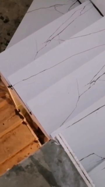 Процесс производства лестницы из керамогранита #плит? смотреть онлайн