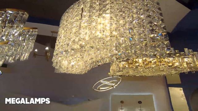Люстра подвесная хрустальная 21710316P Stilfort серия Tetrix смотреть онлайн