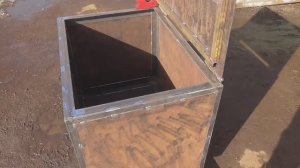 Как сварить вместительный, но лёгкий ящик, если нет листогиба. Хитрость гаражного сварщика