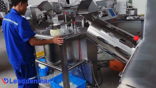 Машина для шинковки кочанов капусты с  удалением кочерыжки Leaddenmar Cabbage Slicer L3000