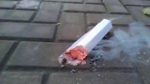 тест дымовухи из бумаги