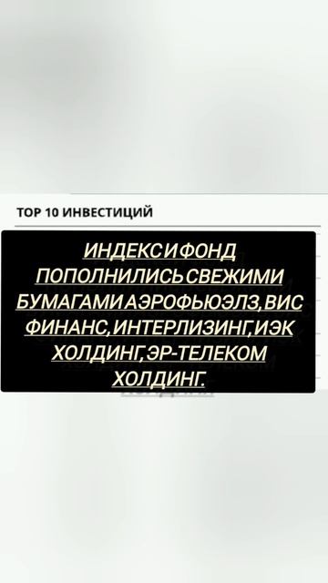 Корпоративные облигации РФ (BOND) смотреть онлайн