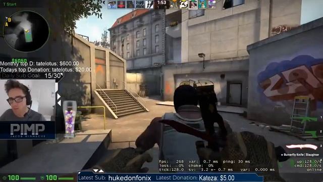 Pimp рассказывает, как 100% занять парапет на Overpass смотреть онлайн