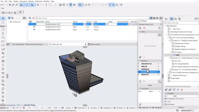 M7U1C Session 2 PreConstruction Modeling - Model Federation in Archicad смотреть онлайн