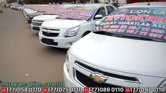 Bormi MARDI..! LION CARS 500$ DAN KOBALT BERYABDI. AVTOKREDIT NARXLARI 2025 Автокредит 20