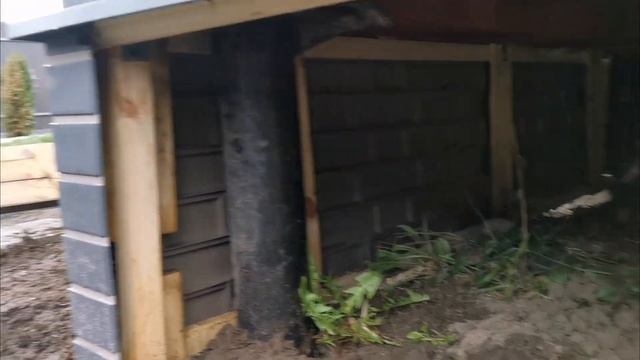 Как закрыть цоколь каркасника на сваях. смотреть онлайн