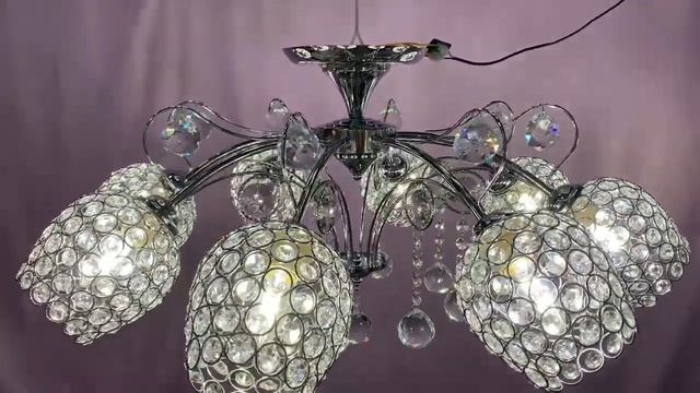 Люстра 25009 8 CR , есть в цвете хром, золото и бронза смотреть онлайн