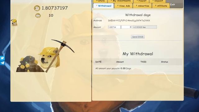 Новый облачный майнинг Dogecoin (Free Dogecoin Mining)