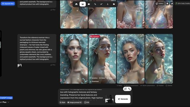 Генерация изображений с функцией референса смотреть онлайн