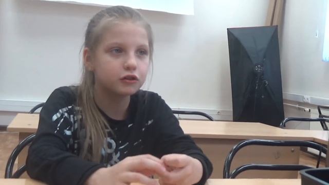 Интервью со студенткой теле- кино студии 