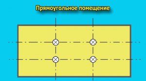 Как распределить светильники на потолке? #какразмести