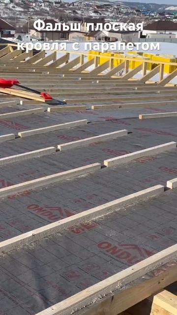 Фальш плоская кровля