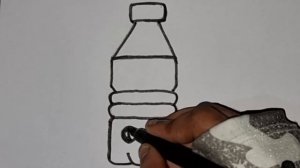 How to draw water bottle|Suv idishini qanday chizish mumkin|Как нарисовать бутылку с водой|DFKJesAR