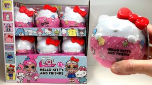 LOL  Surprise  Dolls  loves  HELLO  KITTY и  Friends для куклы-сюрпризы Мультик Для Детей