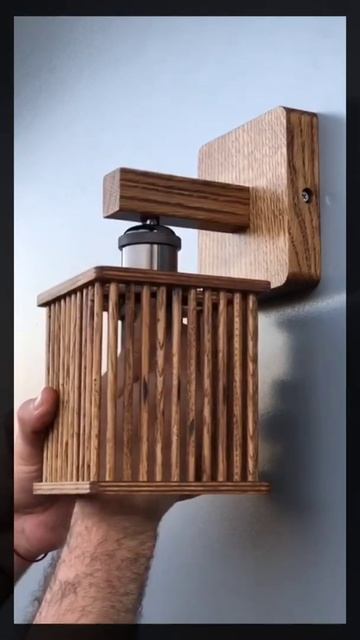 Светильник настенный из массива дуба. Артикул WB: 216257061 смотреть онлайн