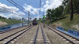 Transport Fever 2 - Сибирия. Поездка на  «Ласточке» по маршруту «Москва - Петрозаводск».