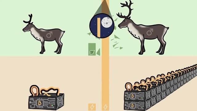 Майнинг биткоина это спаривание оленей / MinuteEarth на рус?