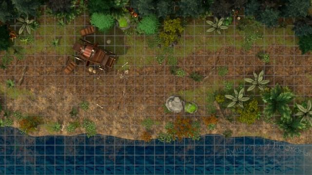 Dnd Live Map River Road анимированная карта для днд река