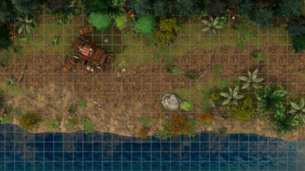 dnd live map river road анимированная карта для днд река