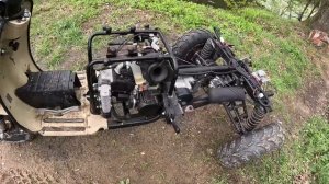 Мотороллер муравей Джеймс Бонда. Максимальный пакет доработок.