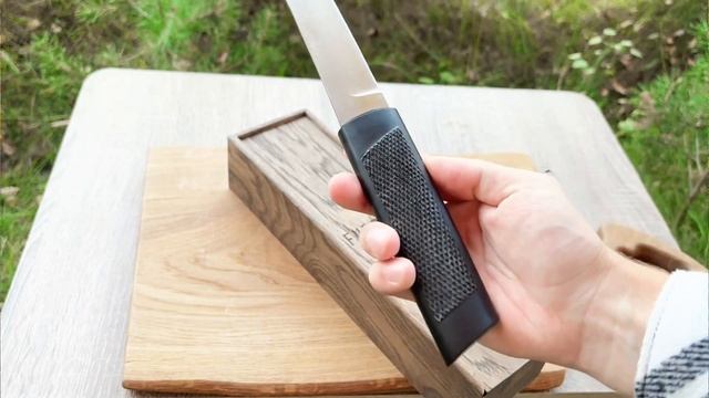 Танто в наличии. Булат + черный граб + ручная работа смотреть онлайн
