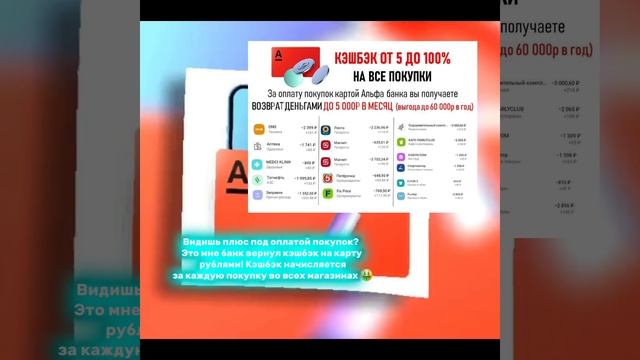 Карта Альфа-Банка — трать и получай кэшбэк