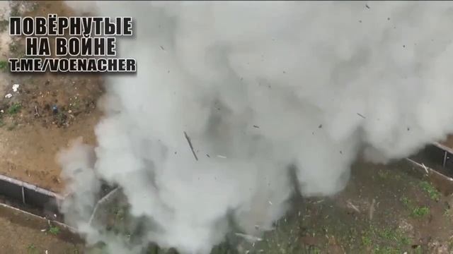 Две ТМки в опорник от наших штурмовиков (обратите внимание на качество ВСУшной фортификации) смотреть онлайн