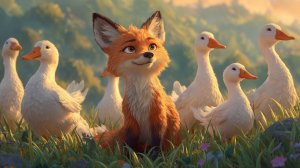 Лиса и гуси
