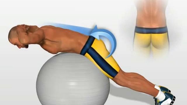 спина Back Extension On Swiss Ball смотреть онлайн