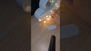 Облако с тюльпанами внутри ночник светильник зеркало