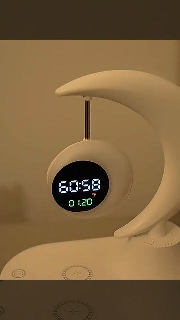 Ночник - светильник Луна / Беспроводная зарядка / Колон