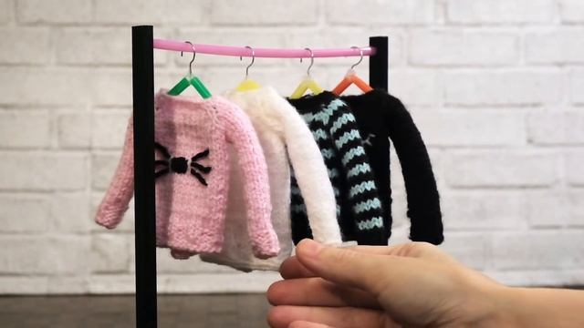 4 Sweaters / 4 свитера MilaDoll DIY