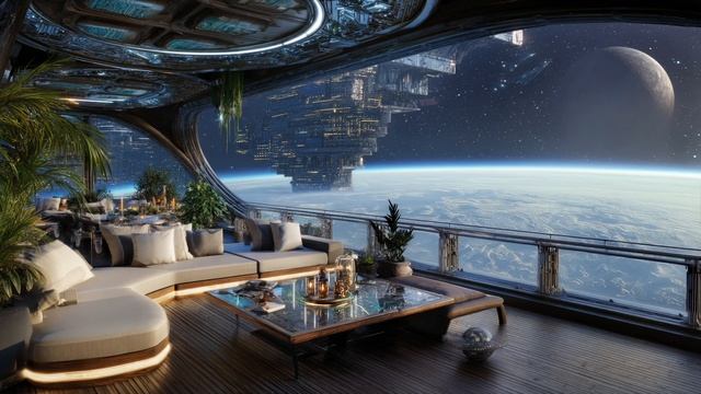 Limitless Relaxing Ambient Sci Fi Music  For Summer Space Departures