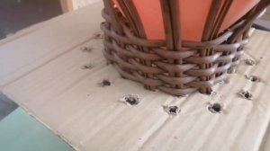 Как сплести ПЛАФОН ИЗ РОТАНГА ?