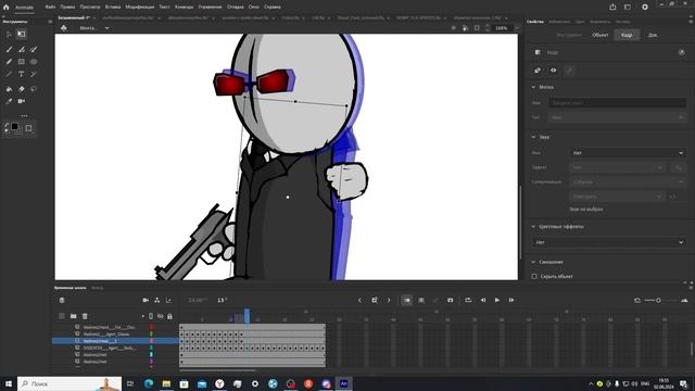 madness combat timelapse/таймлапс маднесс комбат adobe animate смотреть онлайн